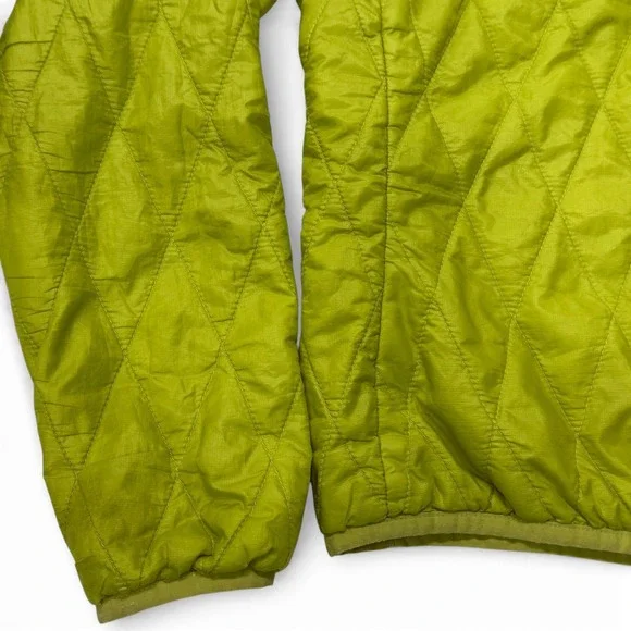 Patagonia Nano Puff Pullover Womens Small Lime Green Quilted Primaloft Jacket - Picture 10 of 14